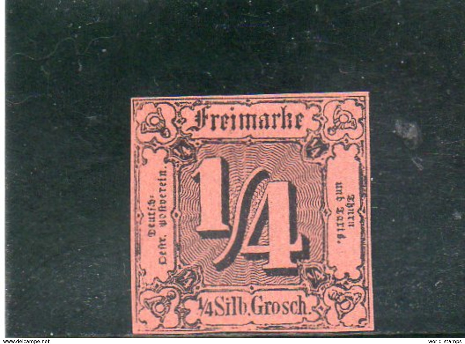 THURN UND TAXIS 1852 SANS GOMME REIMPRESION - Autres & Non Classés