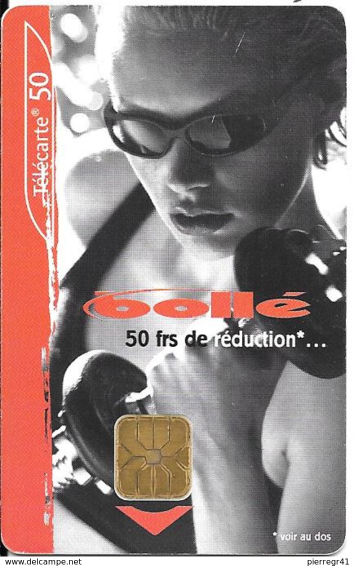 CARTE°-PUBLIC-50U-F1065A-LG1-06/2000-BOLLE-FEMME-UTILISE-TBE - 2000