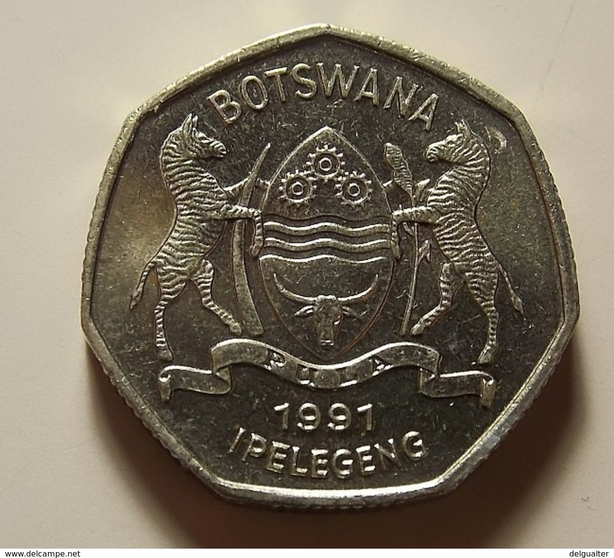 Botswana 1 Pula 1991 Varnished - Botswana