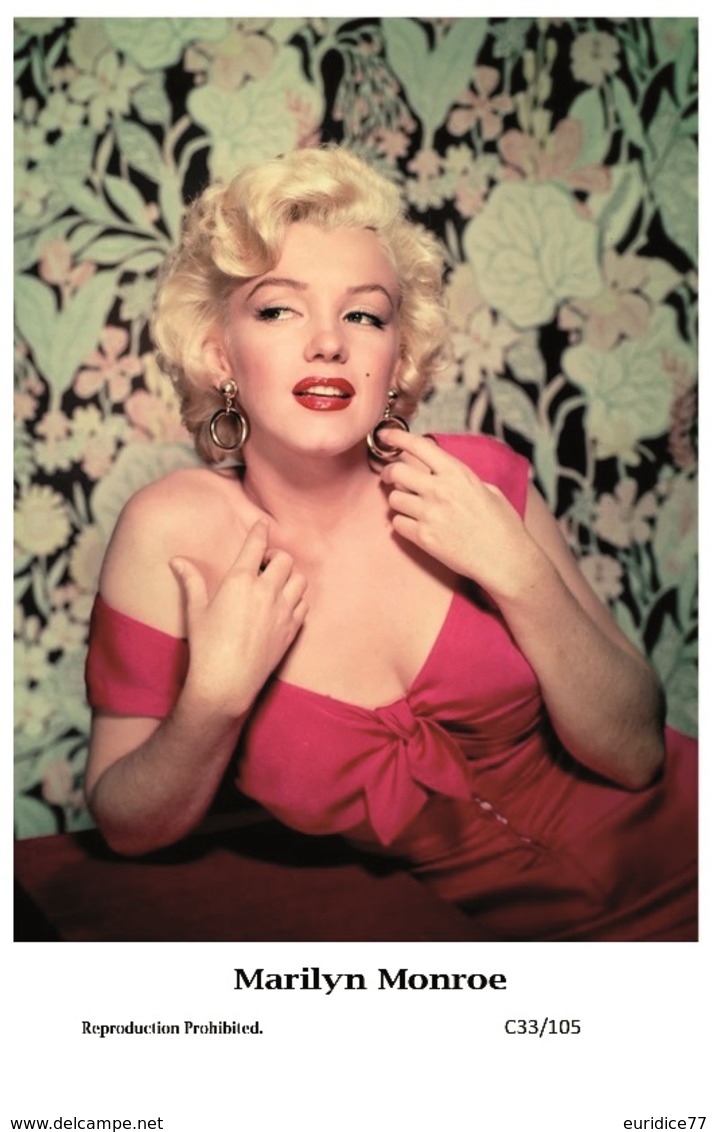 MARILYN MONROE - Film Star Pin Up PHOTO POSTCARD - C33-105 Swiftsure Postcard - Artistes