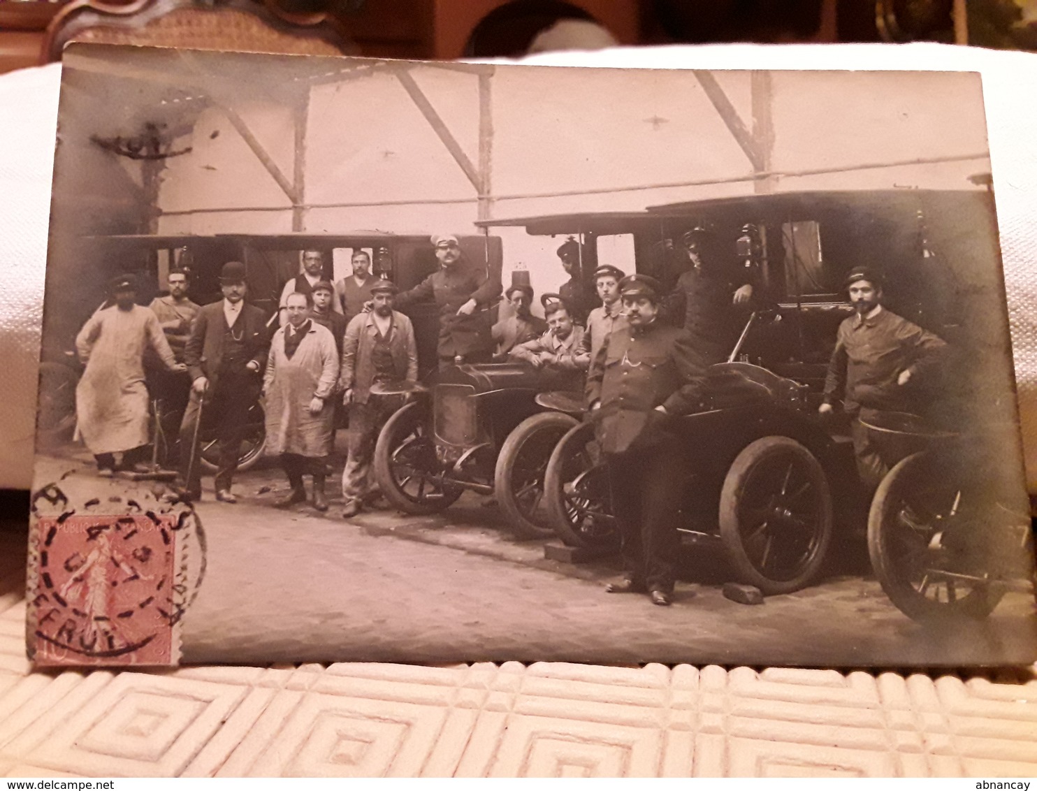 Carte Photo Garage Automobile - A Identifier