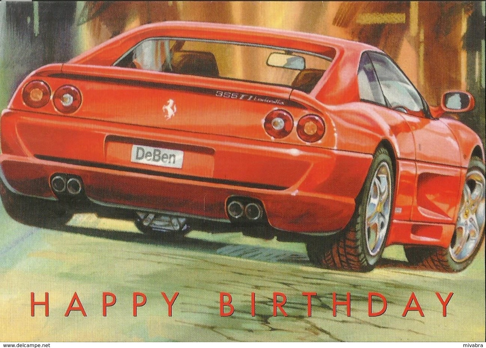 FERRARI 355 F1 BERLINETTA ( HAPPY BIRTHDAY ) - Voitures