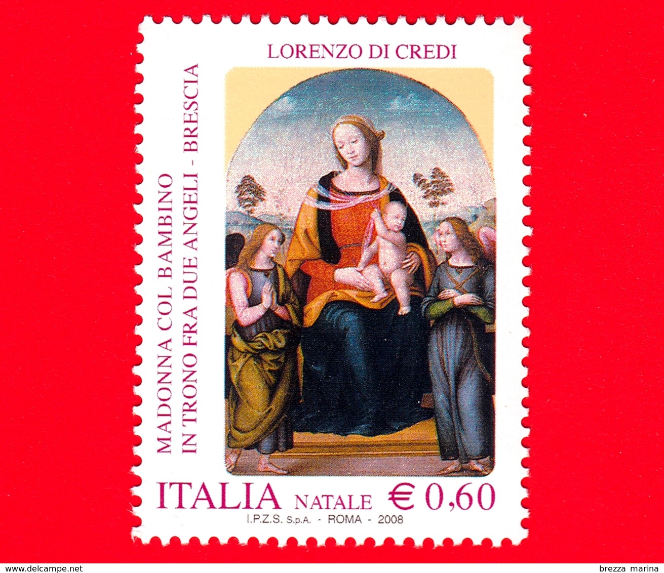 Nuovo - MNH - ITALIA - 2008 - Natale - Madonna Col Bambino - 0,60 - 2001-10: Ungebraucht