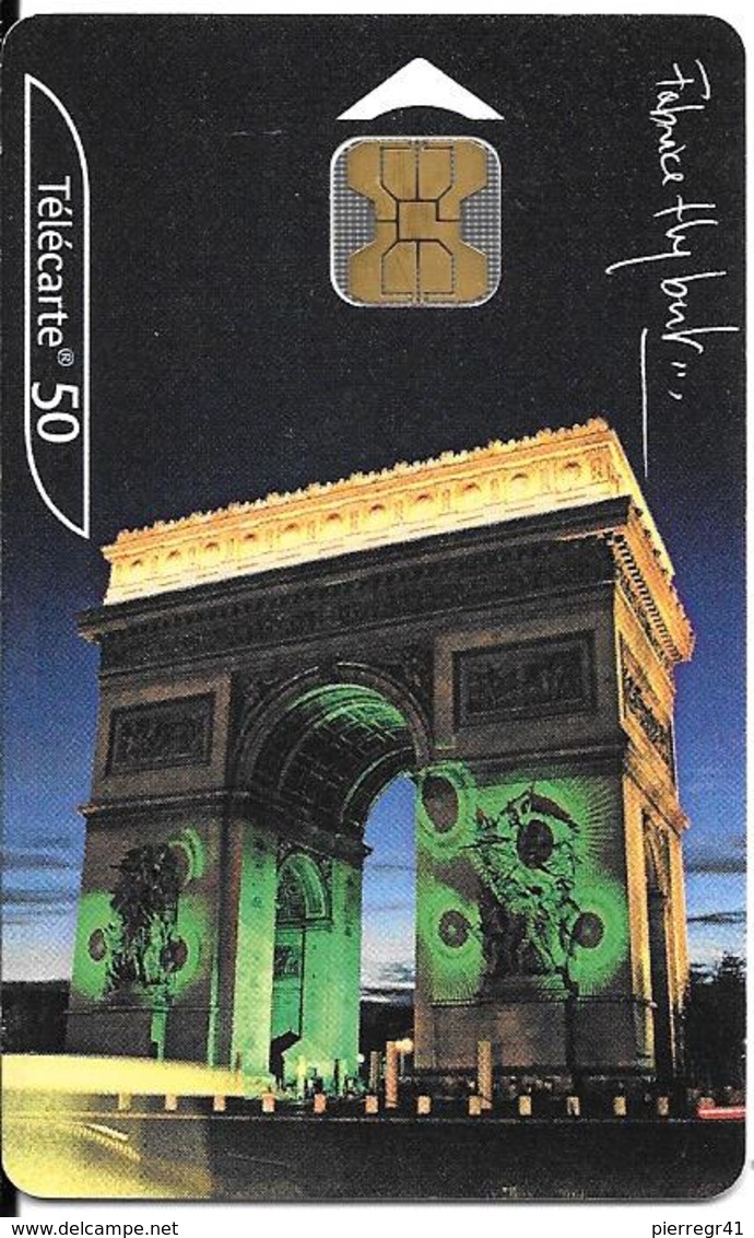 CARTES°--PUBLIC-50U-F1092A-OB2-10/2000--N° Gras-ARC DE TRIOMPHE 2-UTILISE-TB E - 2000