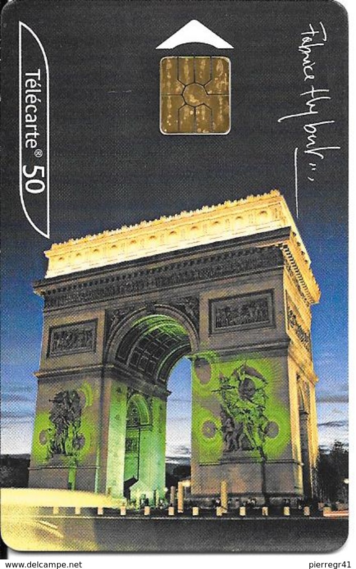 CARTES°--PUBLIC-50U-F1092-GEM2-10/2000--N° Gras-ARC DE TRIOMPHE 2-UTILISE-TBE - 2000