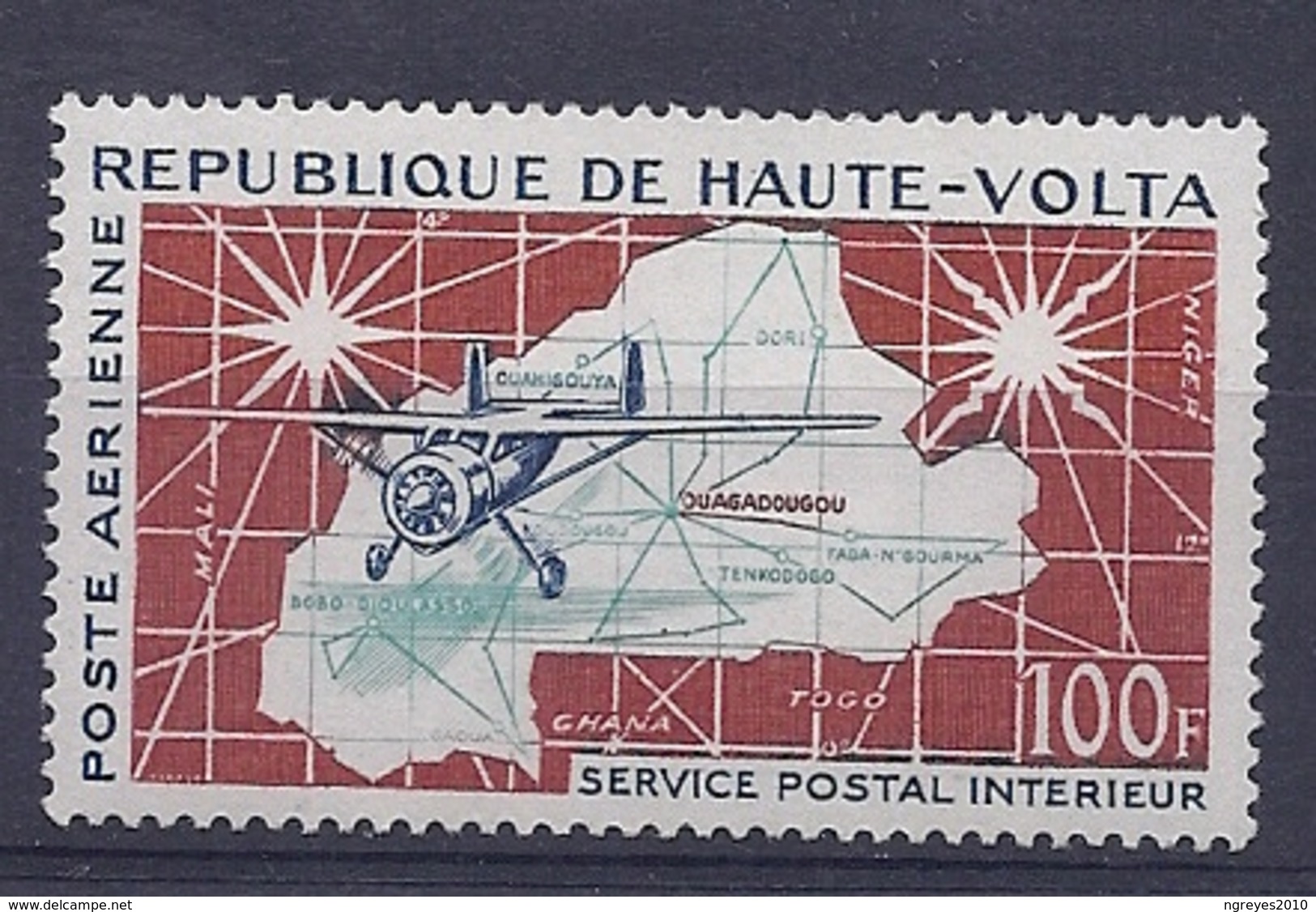 180031132  HAUTE  VOLTA  YVERT  AEREO  Nº   1  **/MNH - Haute-Volta (1958-1984)