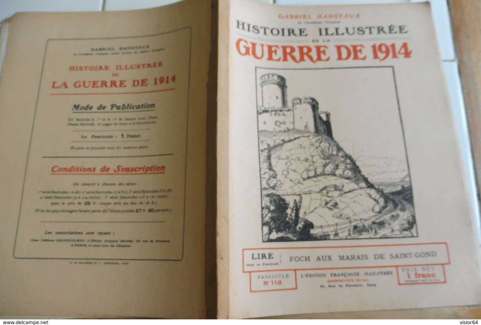 Militaria-Histoire Illustrée Guerre1914-F118-St-Gond Mailly Sézanne Reuves Coizard Fère-Champenoise Courtacon Somme-Soud - Français