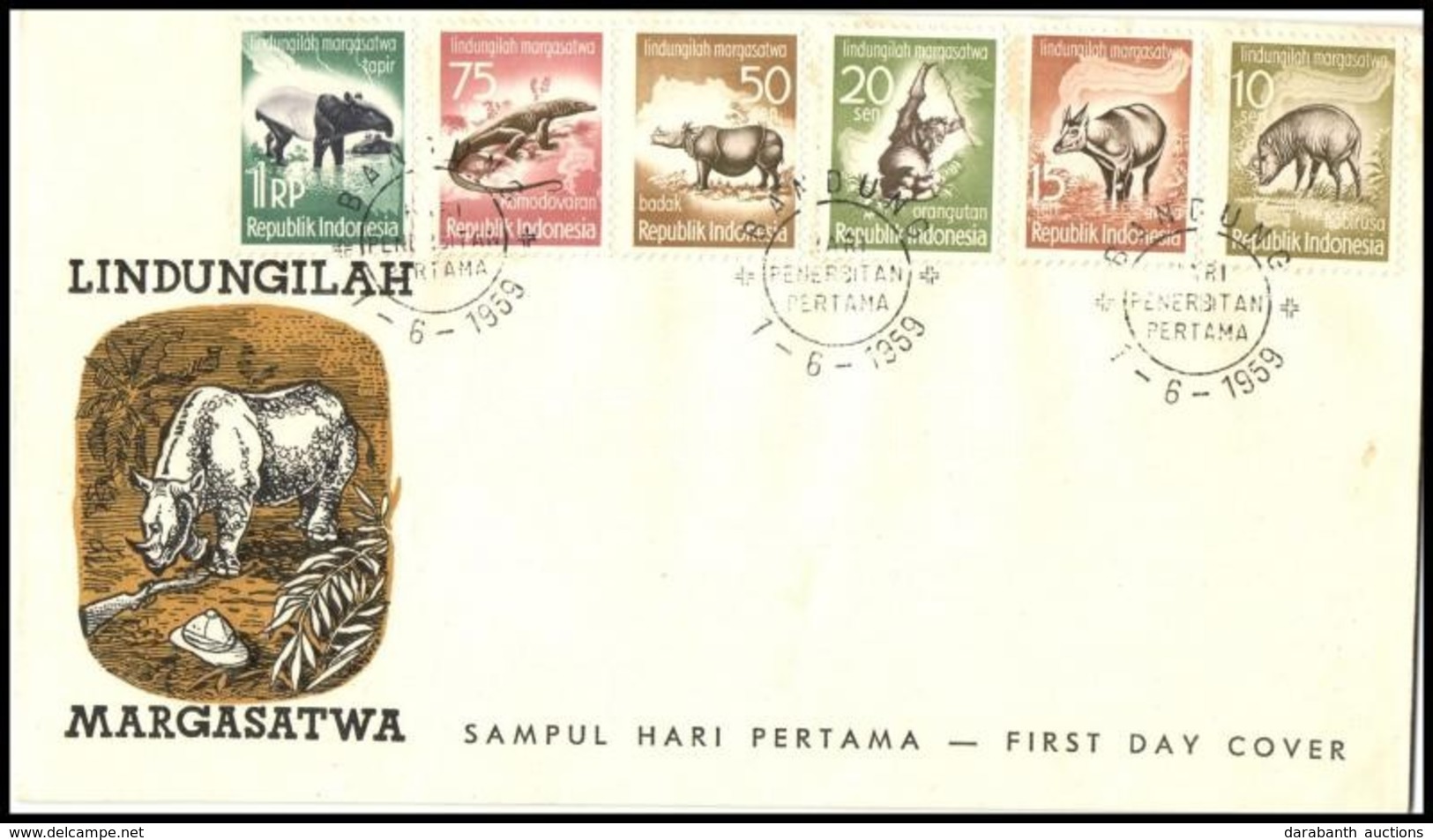 Indonézia 1959 - Andere & Zonder Classificatie