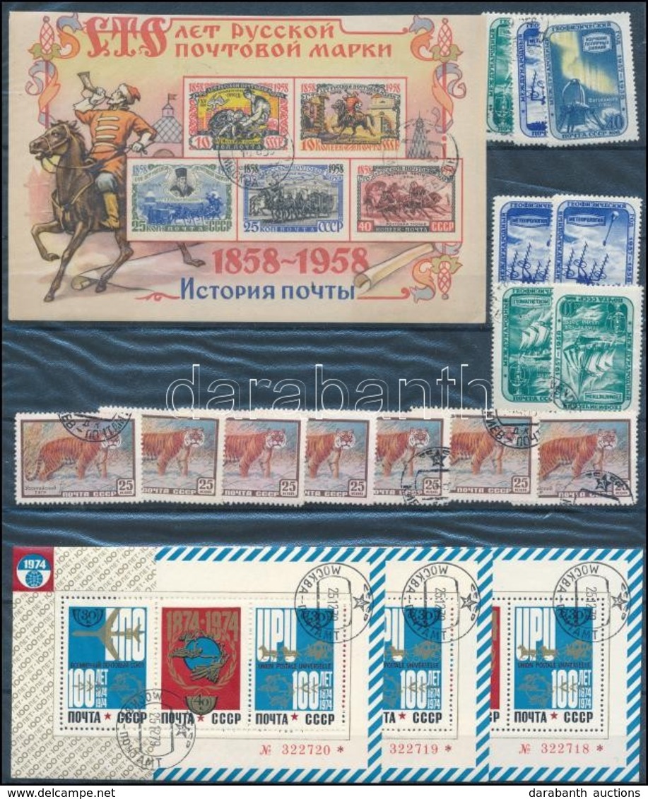 O Szovjetunió összeállítás, 132 Db Bélyeg +  39 Db Blokk 3 Berakólapon, Mappában - Andere & Zonder Classificatie