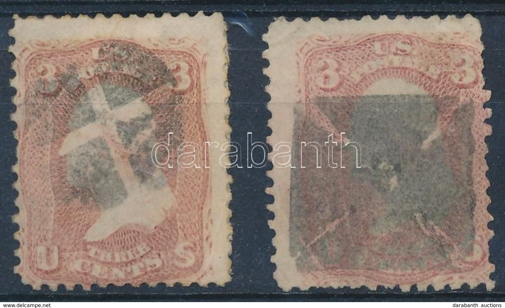 O USA 1861 2 Db 3 Cent Bélyeg Scott 64 - Andere & Zonder Classificatie