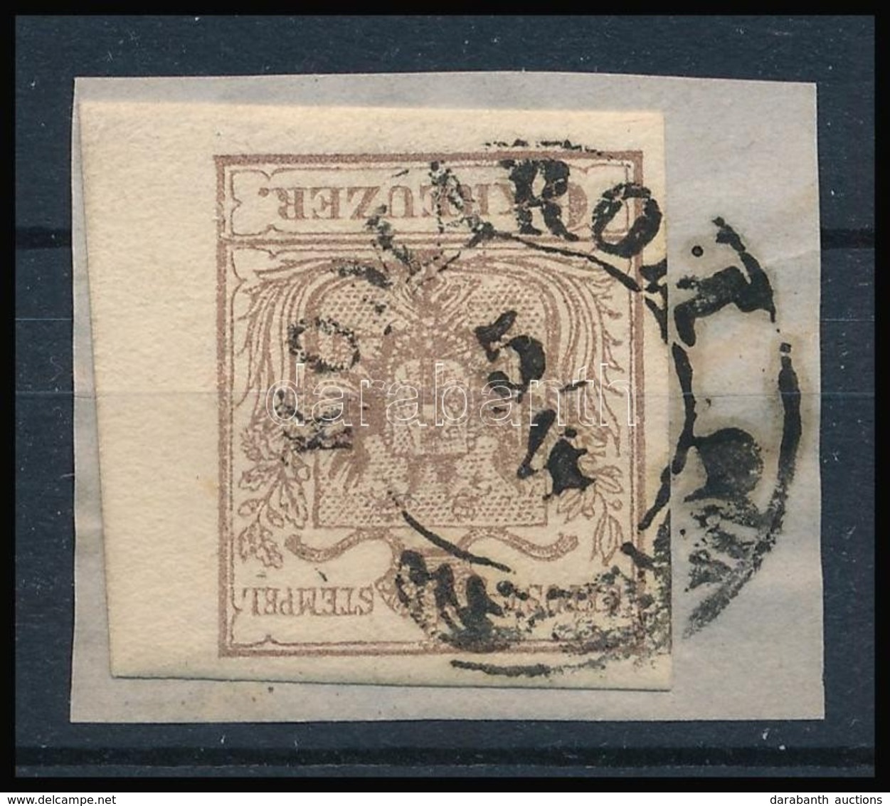 1850 6kr MP III 4,5-6 Mm ívszéllel 'KOMÁROM' - Andere & Zonder Classificatie