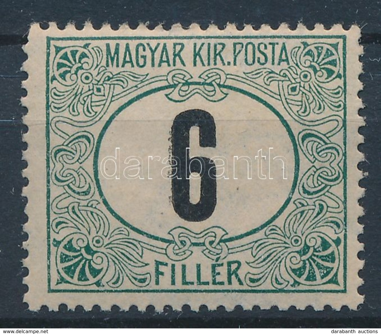 ** 1905 Portó 6f ,,B' Részleges Kettős Nyomat - Andere & Zonder Classificatie