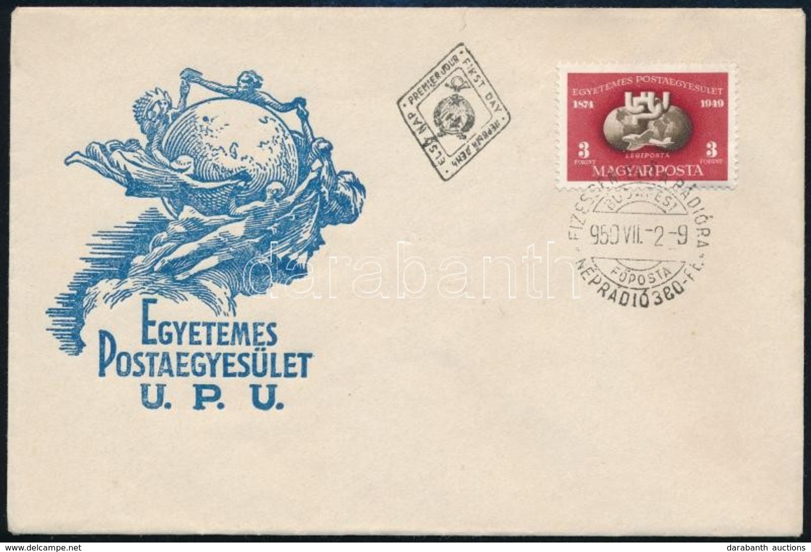 1950 UPU (I.) FDC-n (8.000) - Andere & Zonder Classificatie