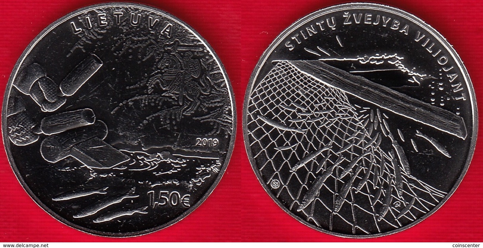 Lithuania 1.5 Euro 2019 "To Smelt Fishing By Attracting" UNC - Lithuania