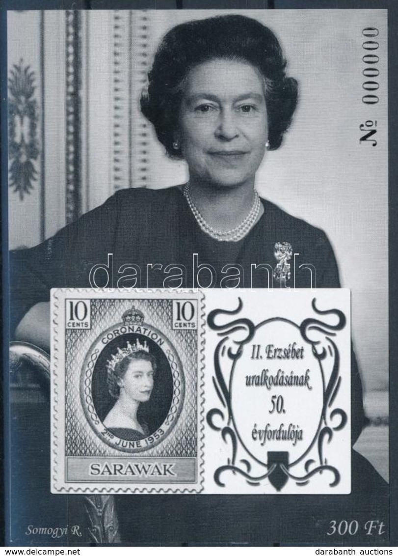 ** 2002/8 II. Erzsébet Uralkodásának 50. évfordulója Emlékív Nullás Sorszámmal (csak Néhány Példány Létezik) - Andere & Zonder Classificatie