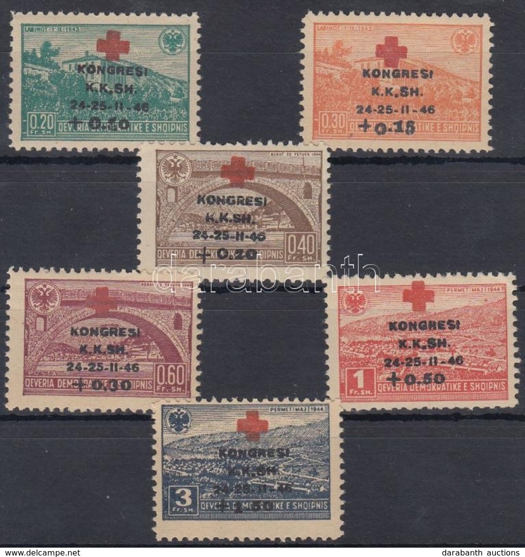 ** 1946 Vöröskereszt Sor Mi 385-390 - Andere & Zonder Classificatie