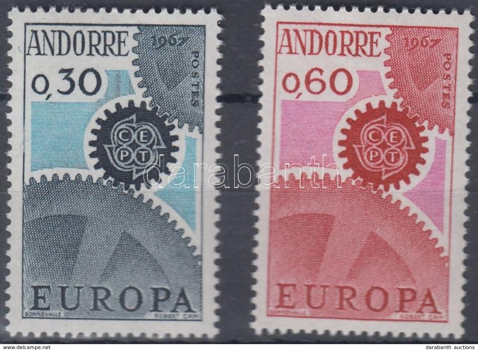 ** 1967 Europa CEPT Sor Mi 199-200 - Andere & Zonder Classificatie