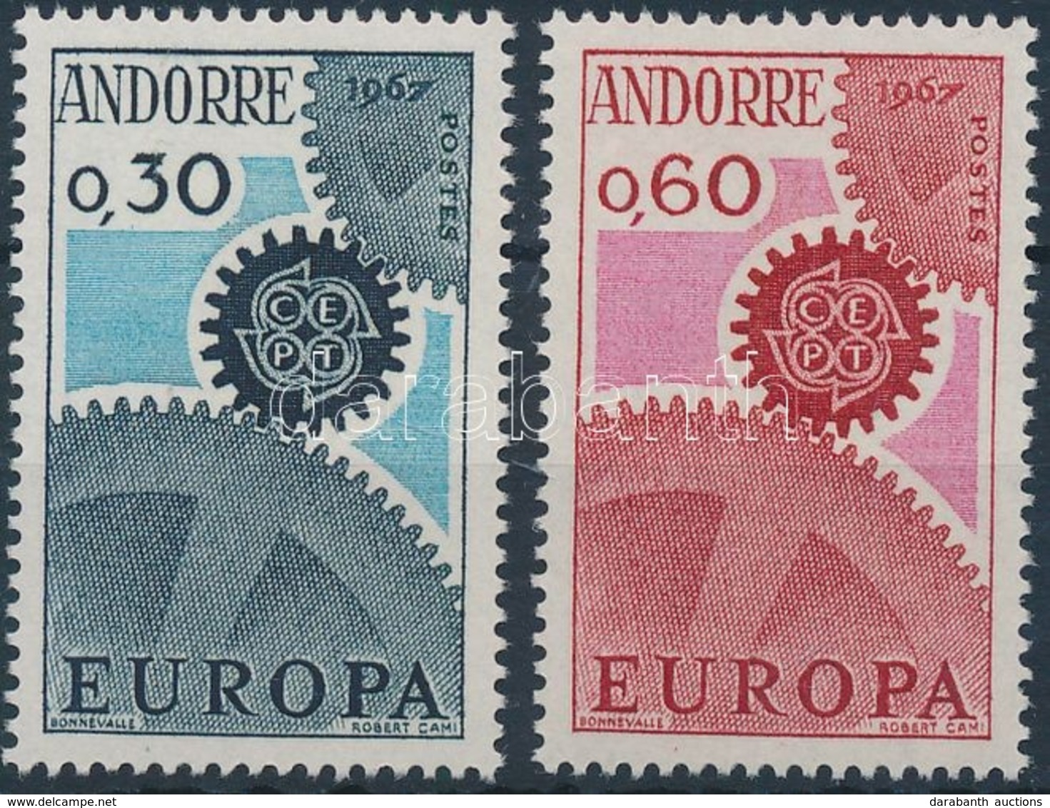 ** 1967 Europa CEPT Sor Mi 199-200 - Andere & Zonder Classificatie