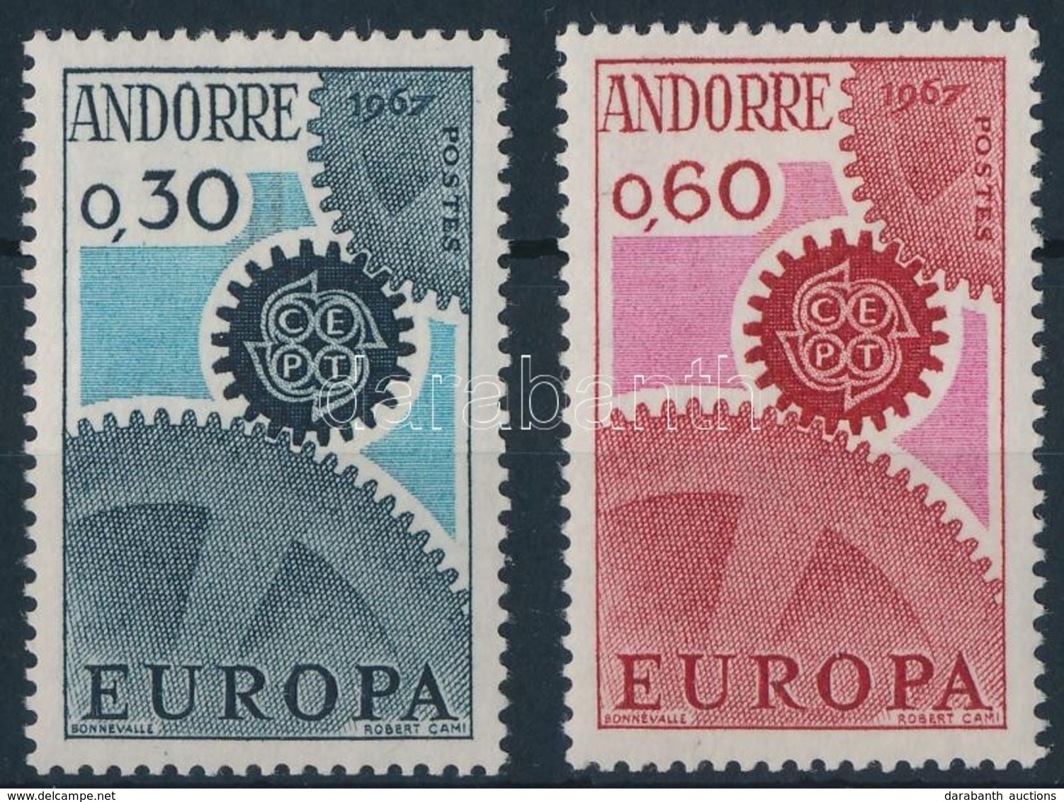 ** 1967 Europa CEPT Sor Mi 199-200 - Andere & Zonder Classificatie