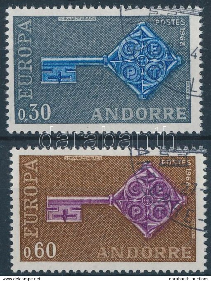 O 1968 Europa CEPT Sor Mi 208-209 - Andere & Zonder Classificatie