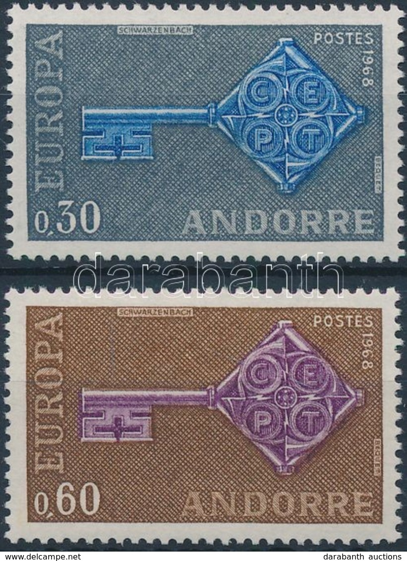 ** 1968 Europa CEPT Sor Mi 208-209 - Andere & Zonder Classificatie