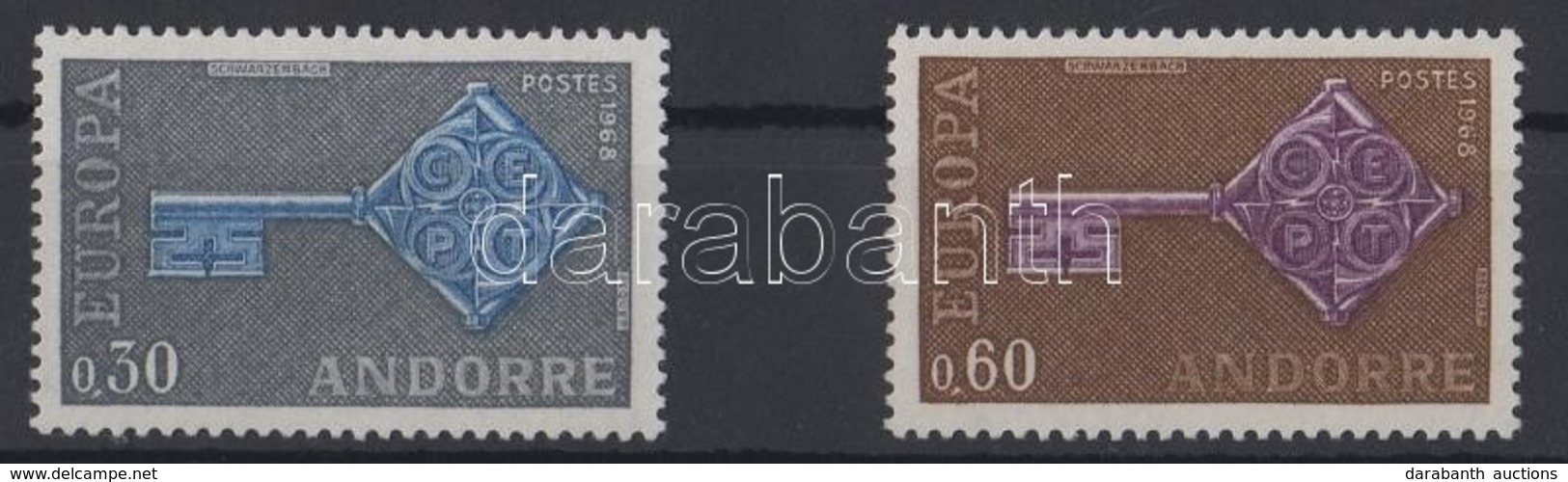 ** 1968 Európa Sor Mi 208-209 - Andere & Zonder Classificatie