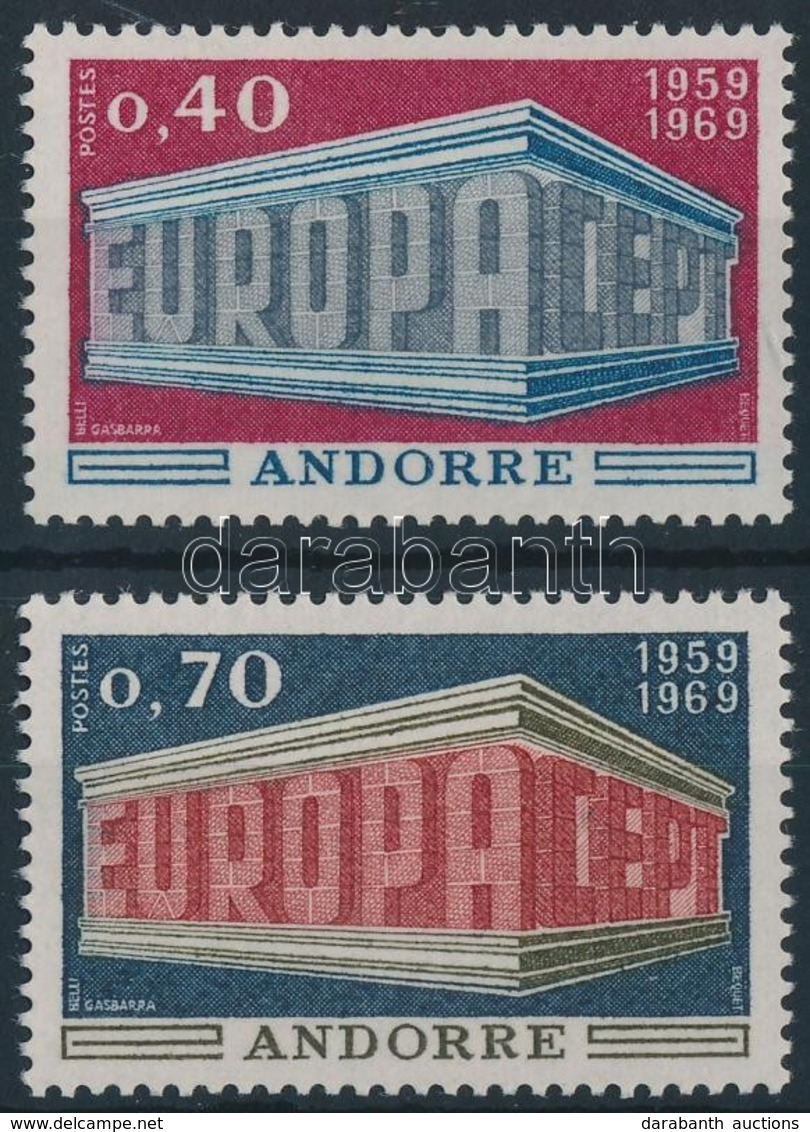 ** 1969 Europa CEPT Mi 214-215 - Andere & Zonder Classificatie