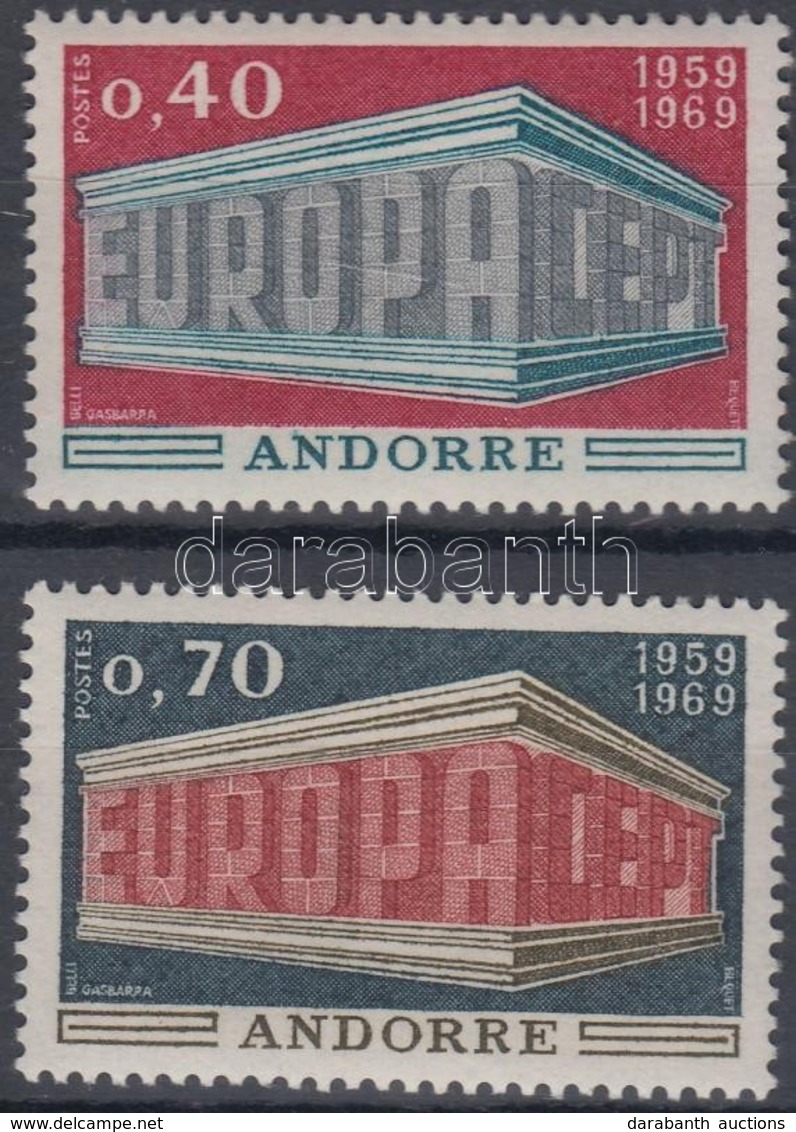 ** 1969 Europa CEPT Sor Mi 214-215 - Andere & Zonder Classificatie