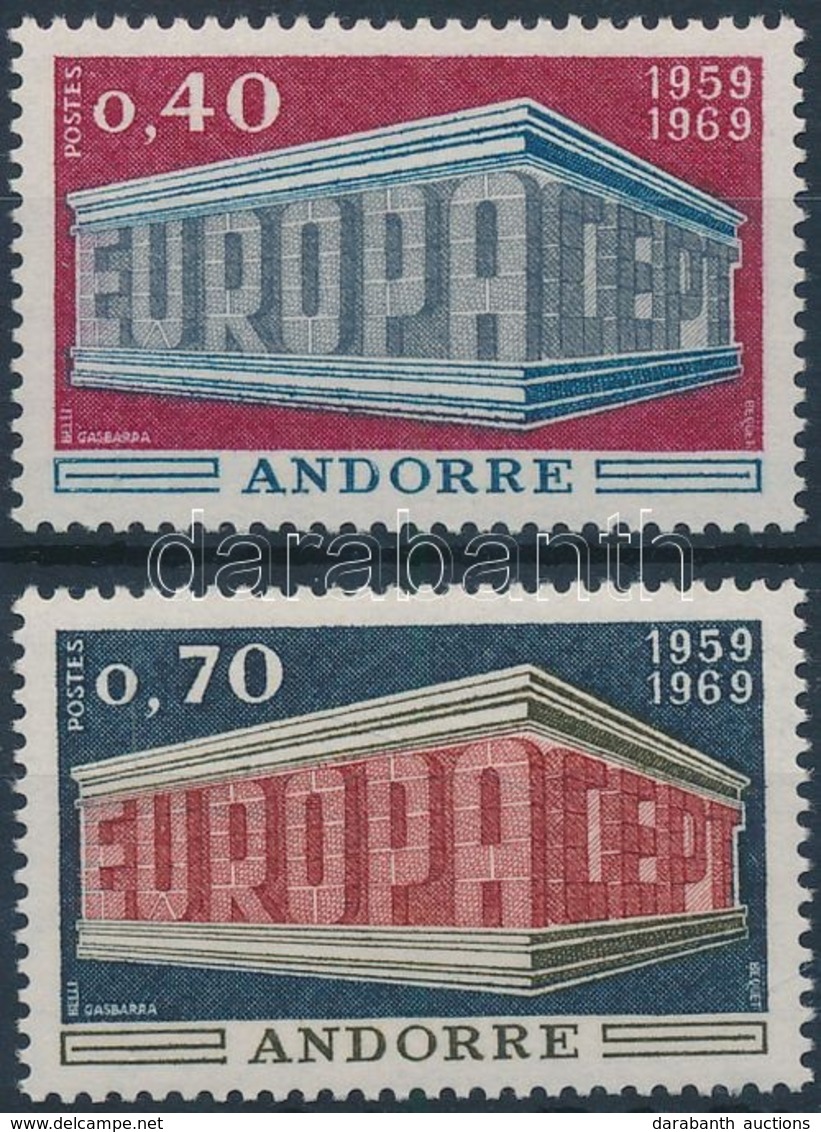 ** 1969 Europa CEPT Sor Mi 214-215 - Andere & Zonder Classificatie