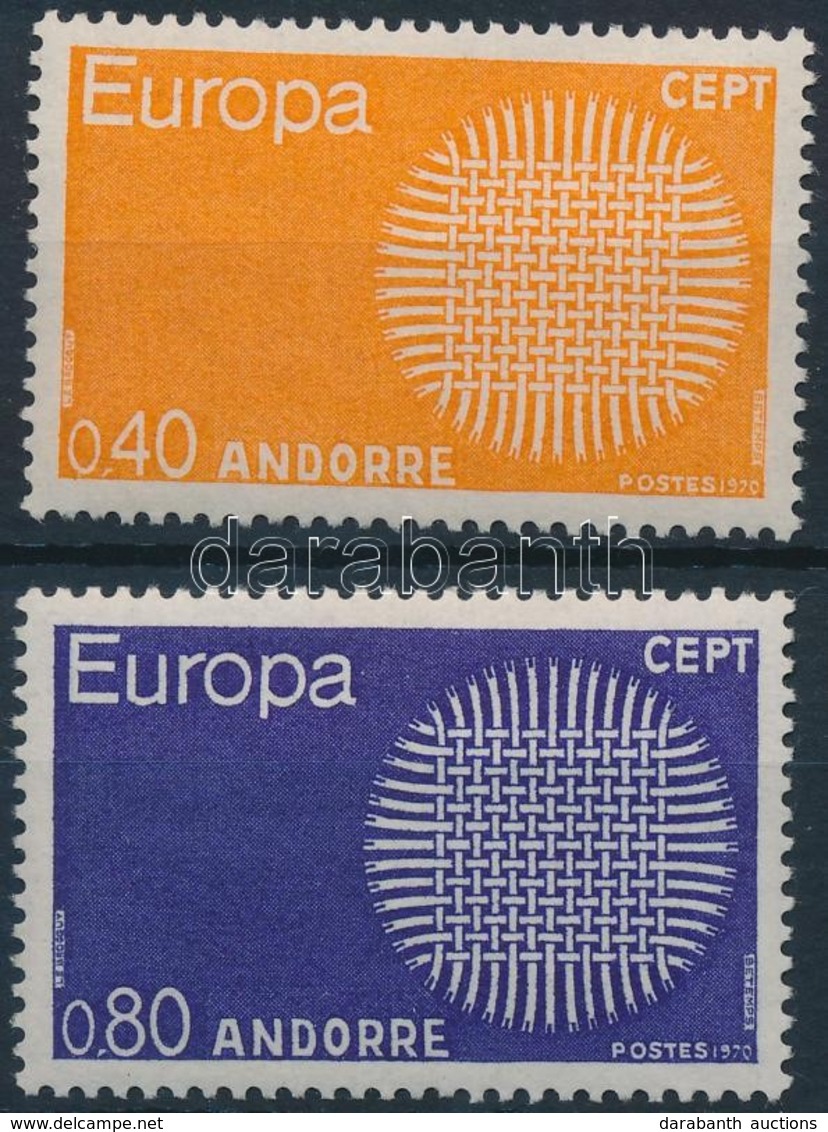 ** 1970 Europa CEPT Sor Mi 222-223 - Andere & Zonder Classificatie