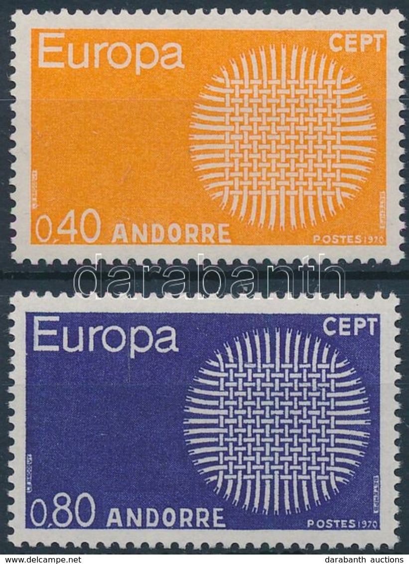 ** 1970 Europa CEPT Sor Mi 222-223 - Andere & Zonder Classificatie