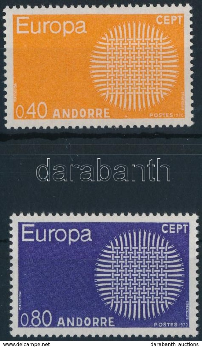 ** 1970 Europa CEPT Sor Mi 222-223 - Andere & Zonder Classificatie