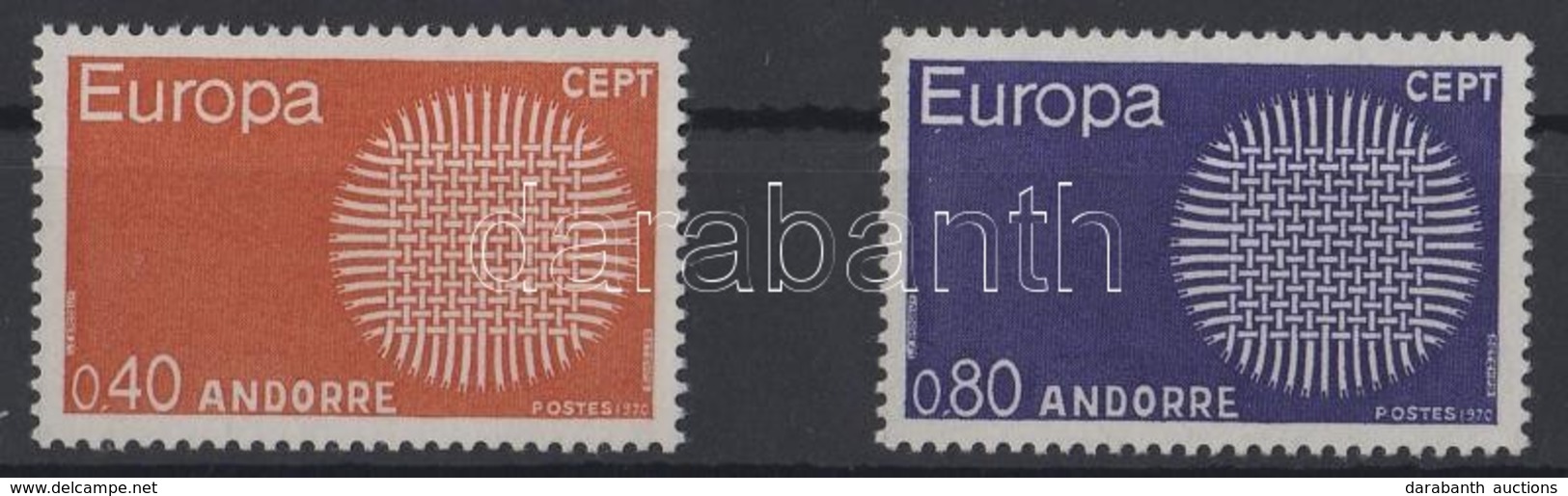 ** 1970 Európa Sor Mi 222-223 - Andere & Zonder Classificatie