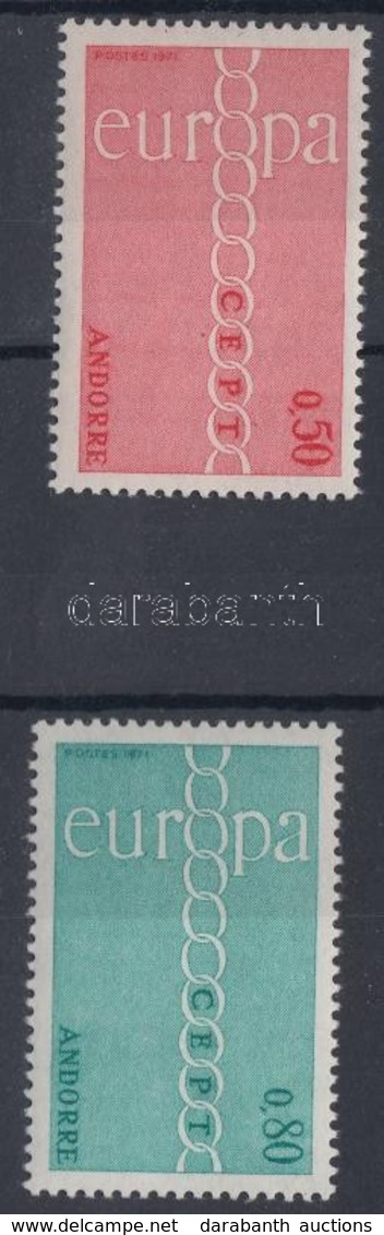 ** 1971 Europa CEPT Sor Mi 232-233 - Andere & Zonder Classificatie