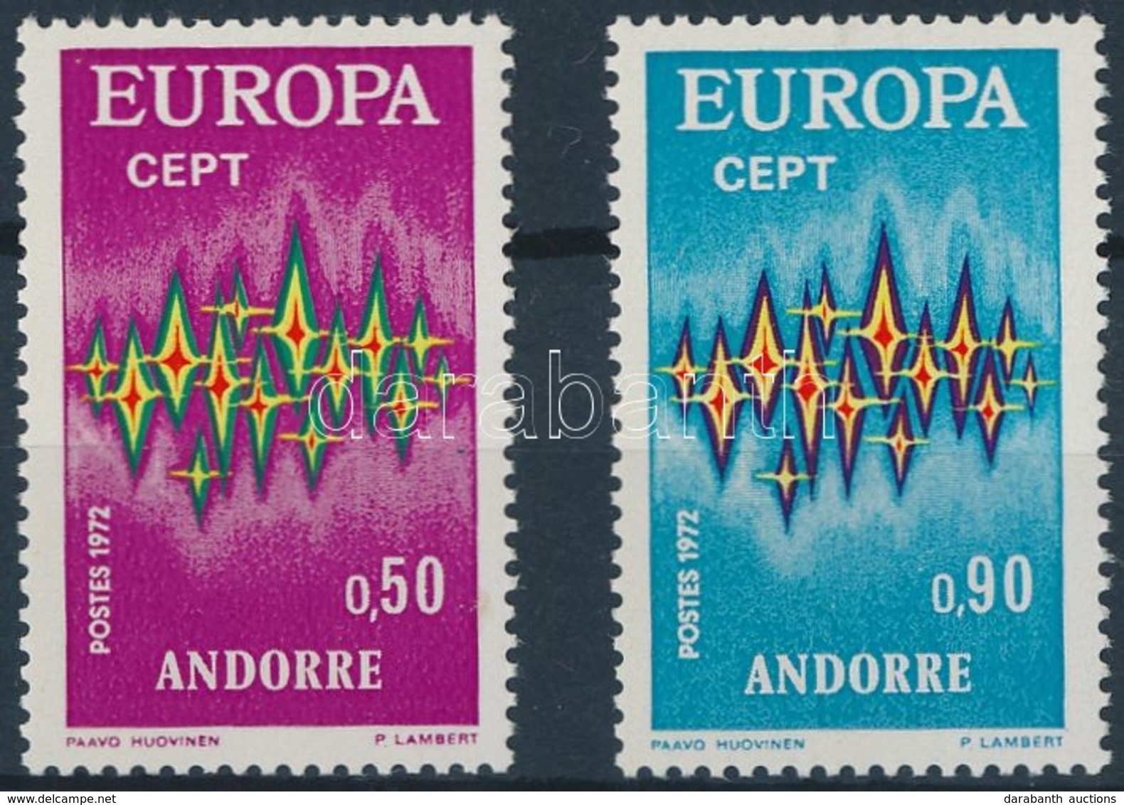 ** 1972 Europa CEPT Sor Mi 238-239 - Andere & Zonder Classificatie