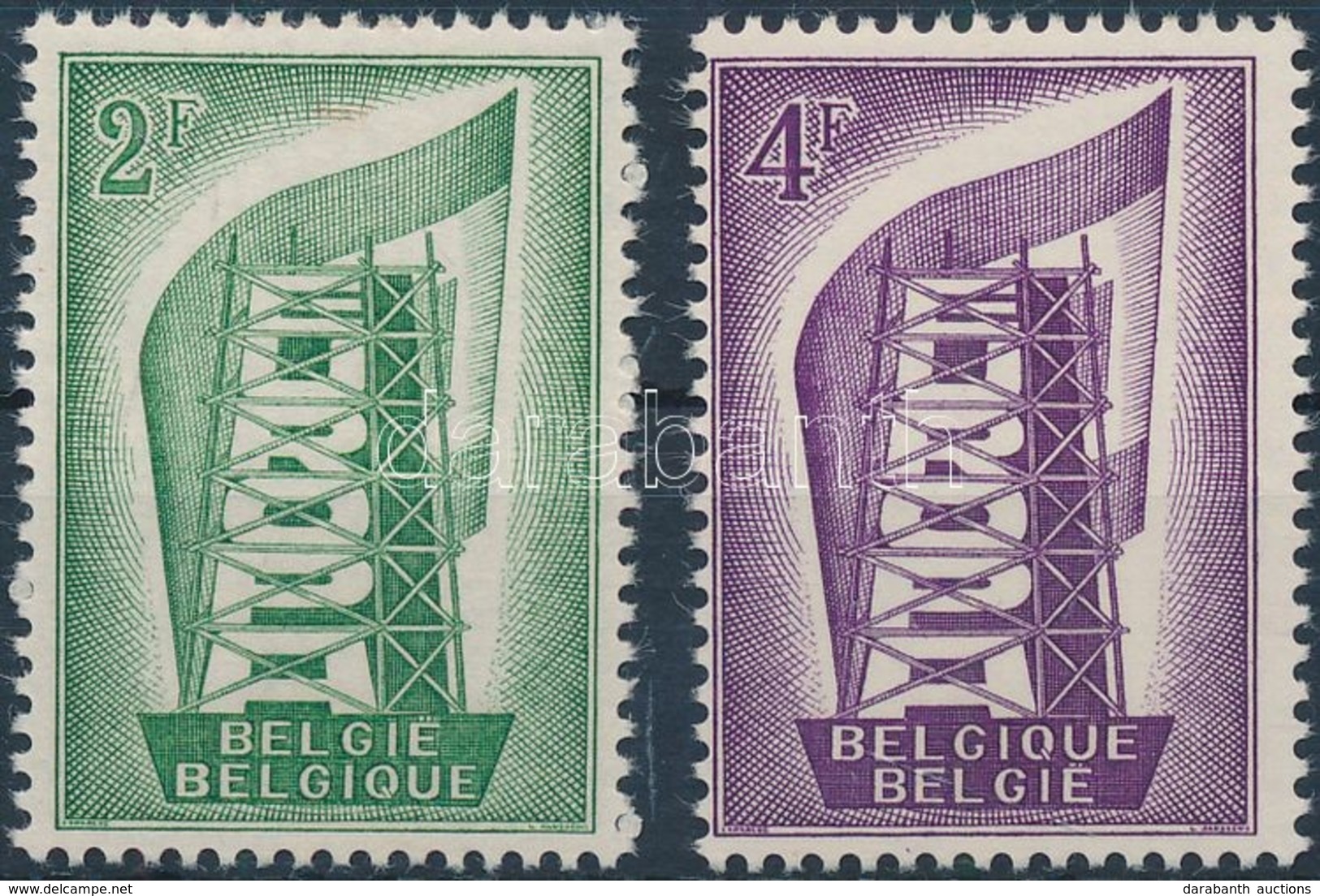 ** 1956 Europa CEPT Sor Mi 1043-1044 - Sonstige & Ohne Zuordnung