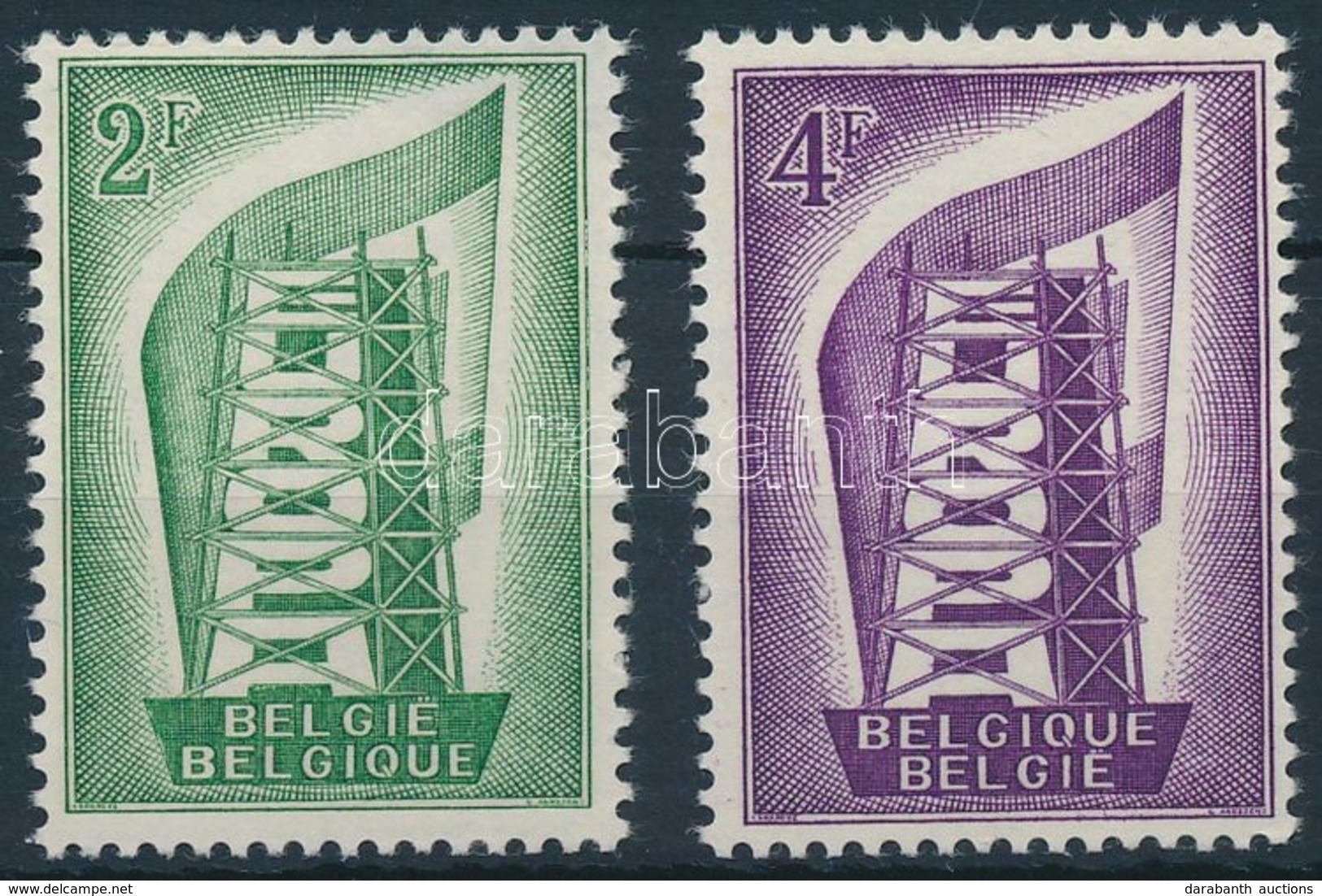 * 1956 Europa CEPT Sor Mi 1043-1044 - Andere & Zonder Classificatie