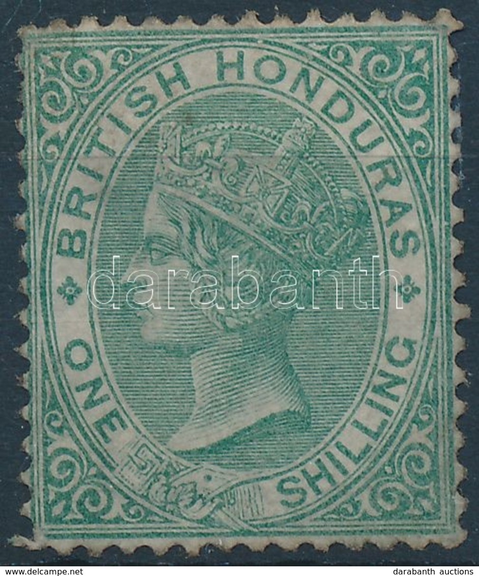 (*) Brit Honduras 1872 Forgalmi Bélyeg Mi 8 C - Andere & Zonder Classificatie