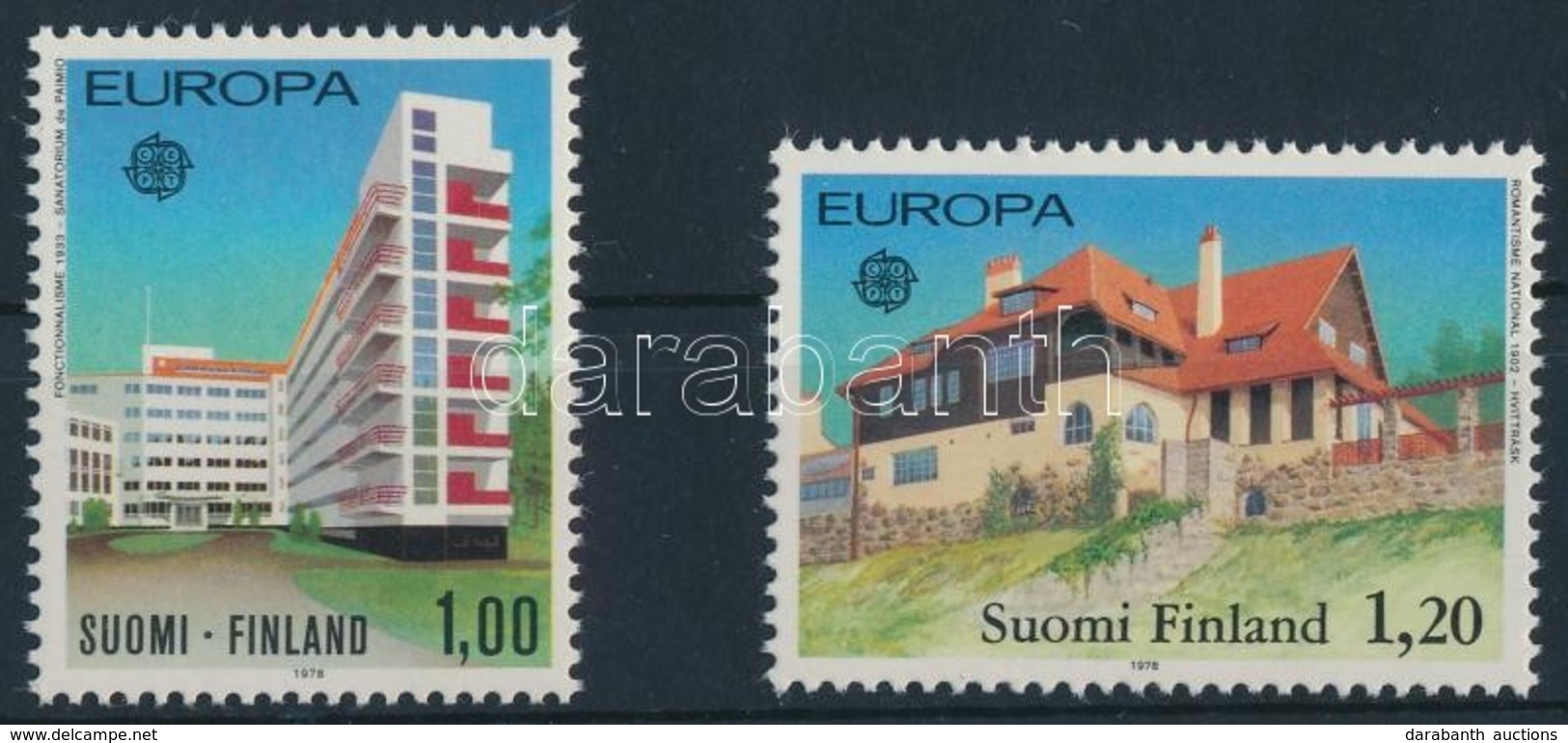 ** 1978 Europa CEPT Sor Mi 825-826 - Andere & Zonder Classificatie