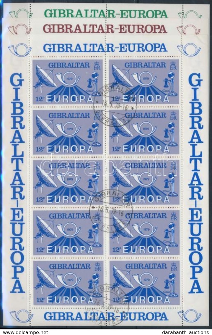 O 1979 Europa CEPT Kisívsor Mi 392-394 - Andere & Zonder Classificatie