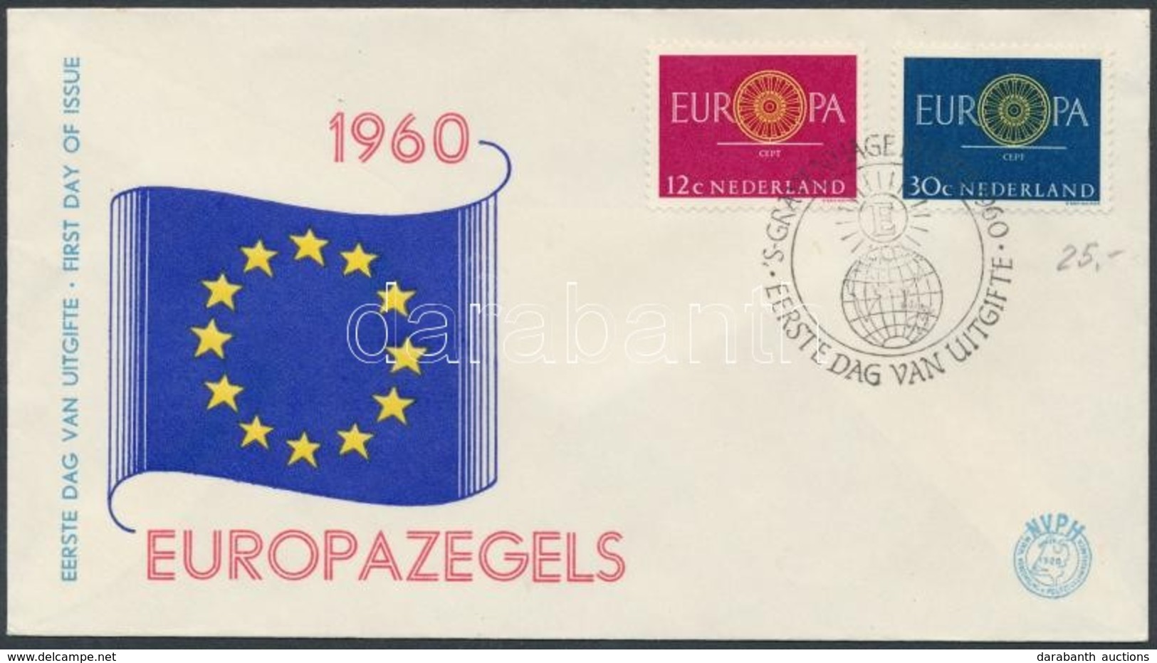 1960 Europa CEPT Sor Mi 753-754 FDC-n - Andere & Zonder Classificatie