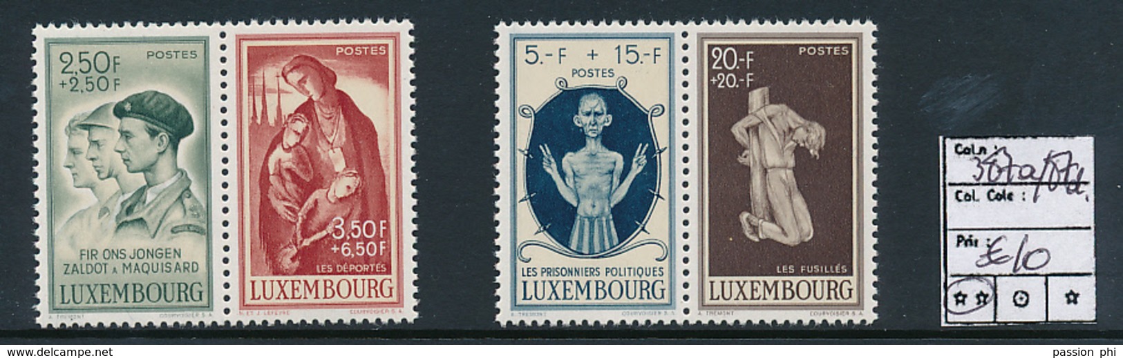 LUXEMBOURG YVERT 387a/87d MNH - Nuevos