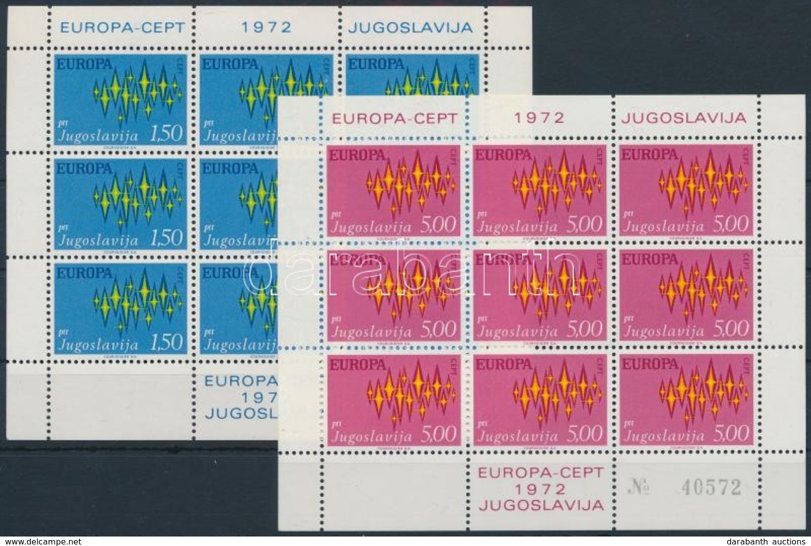 ** 1972 Europa CEPT Kisívsor Mi 1457-1458 - Andere & Zonder Classificatie