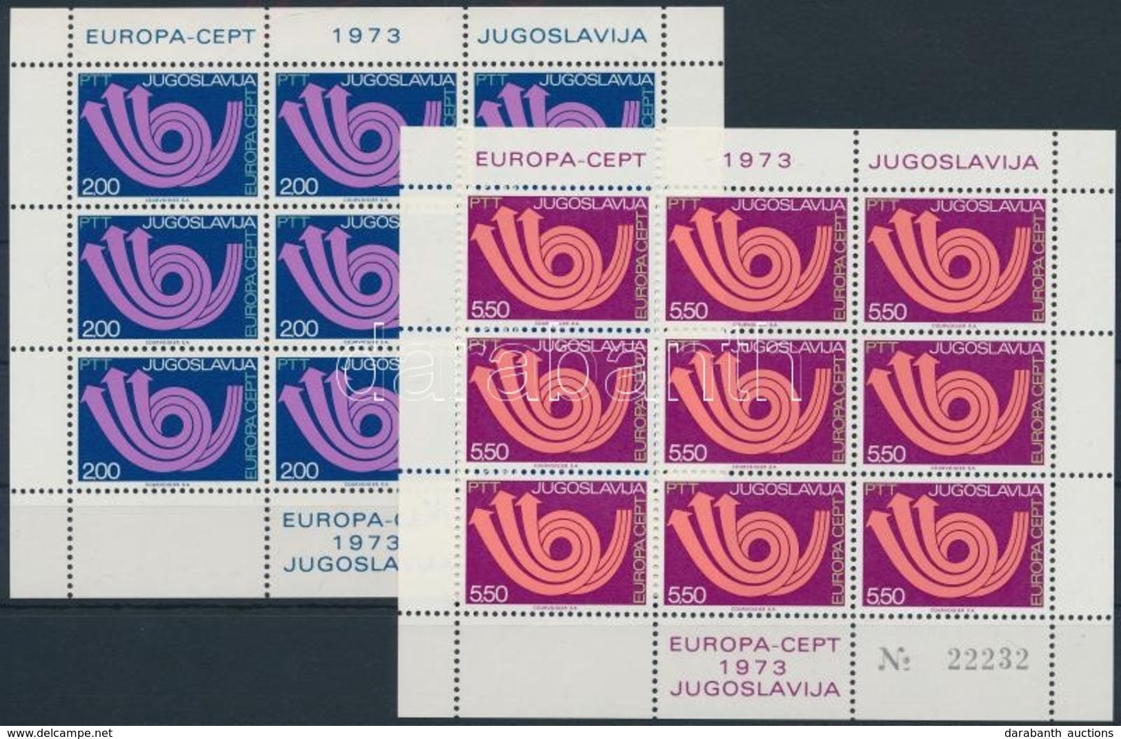 ** 1973 Europa CEPT Kisívsor Mi 1507-1508 - Andere & Zonder Classificatie