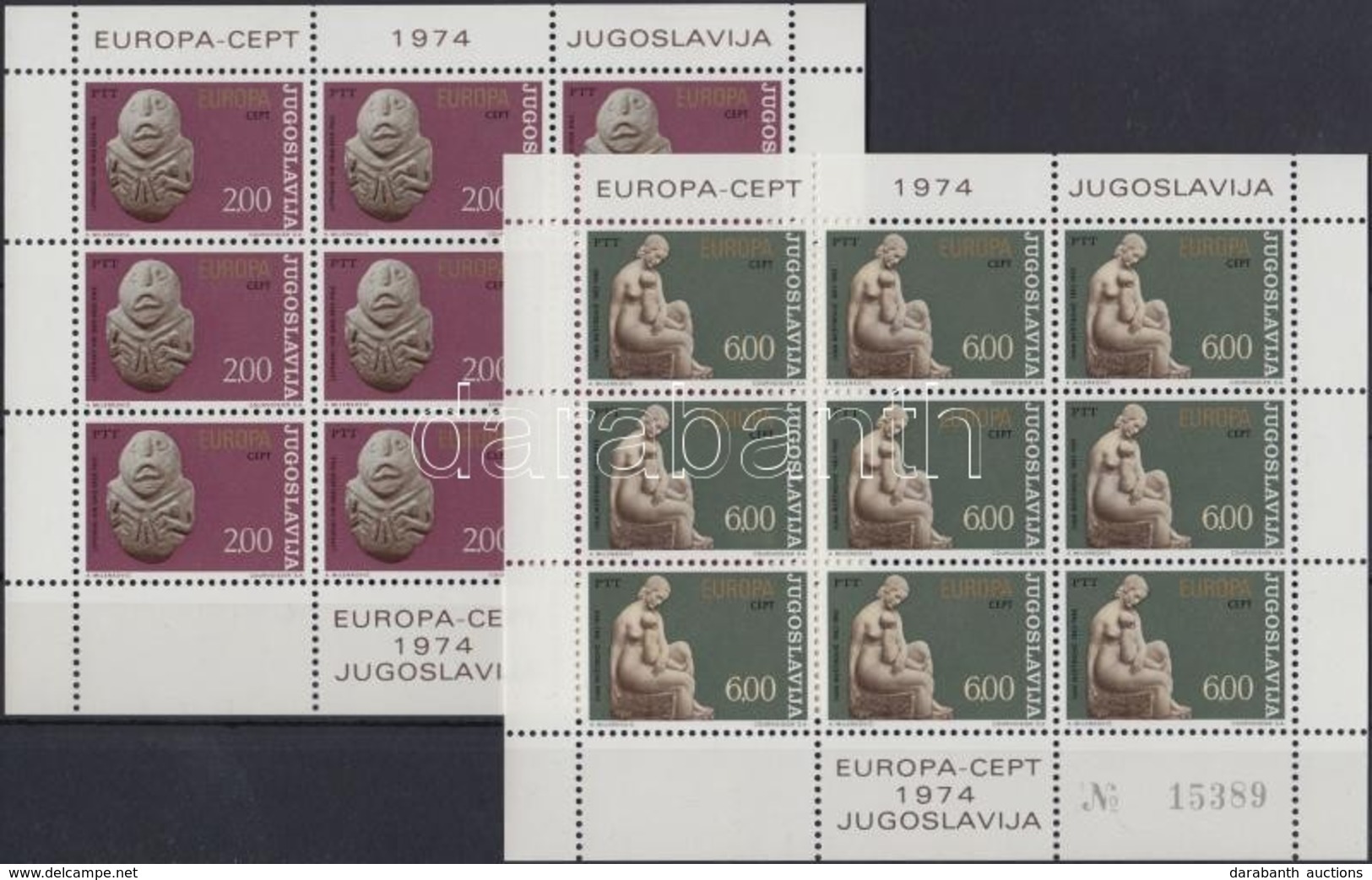 ** 1974 Europa CEPT Kisívsor Mi 1557-1558 - Andere & Zonder Classificatie