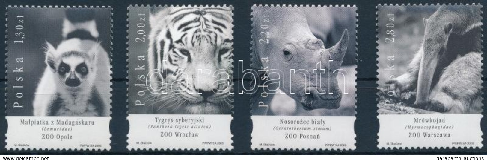 ** 2005 Állatok Sor,
Animals Set
Mi 4208-4211 - Andere & Zonder Classificatie