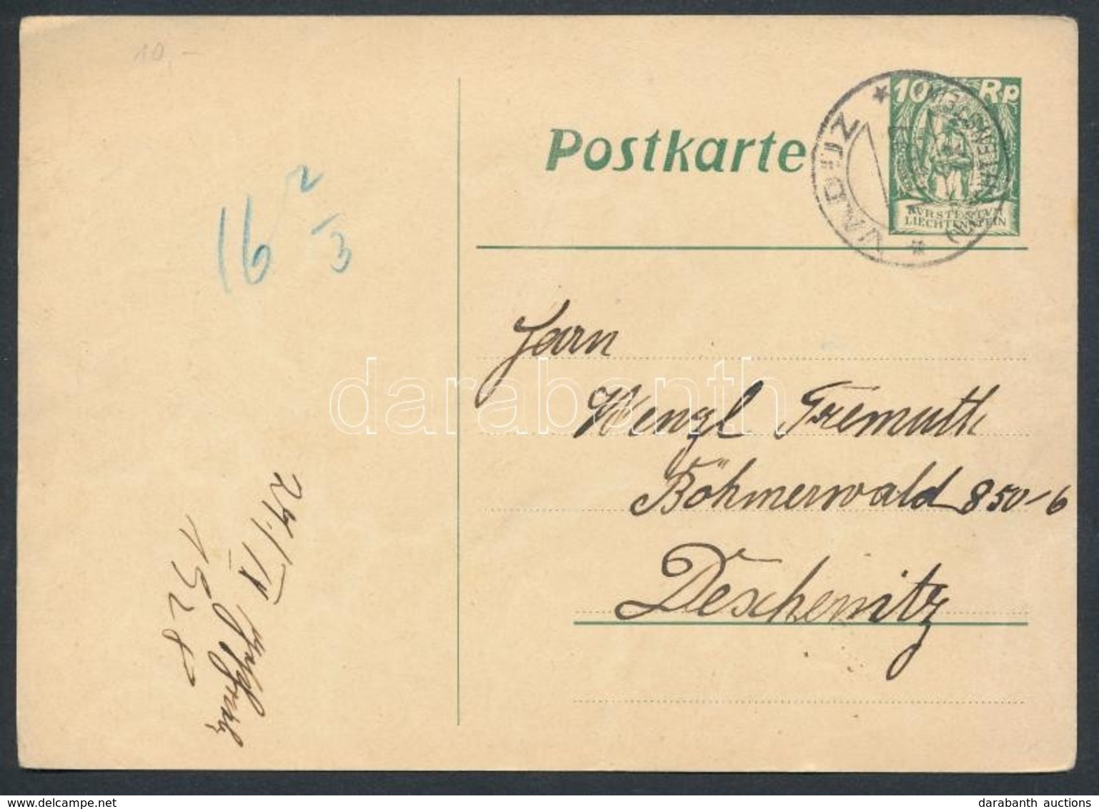 1927 Díjjegyes Levelezőlap / PS-card - Andere & Zonder Classificatie
