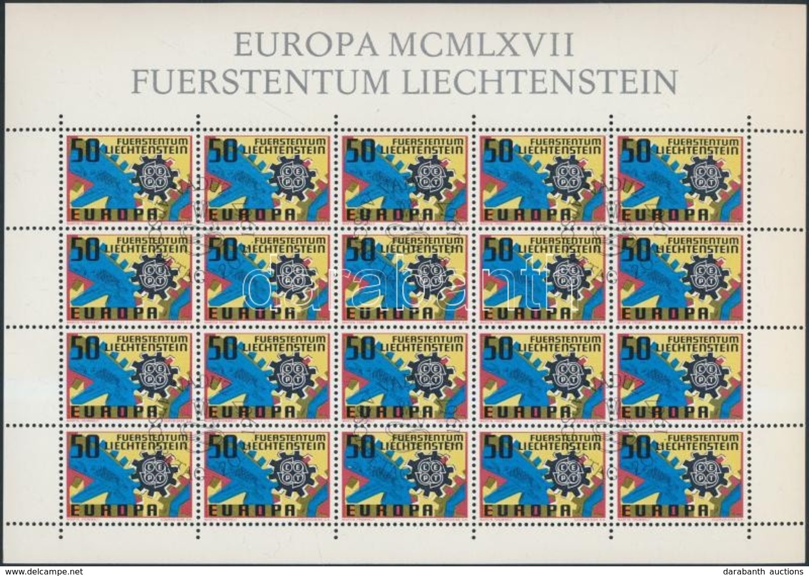 O 1967 Europa CEPT Kisív Mi 474 - Andere & Zonder Classificatie