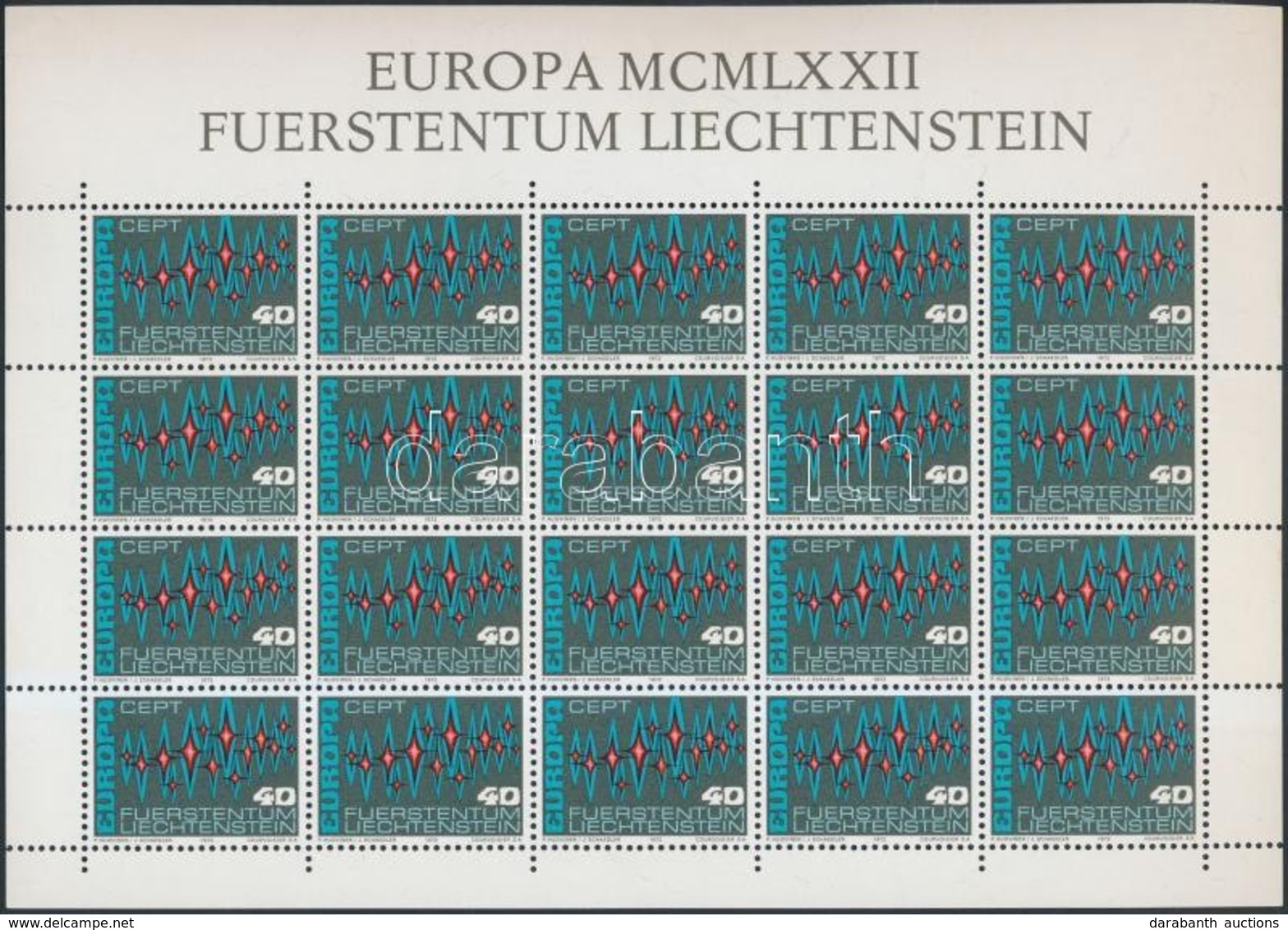 ** 1972 Europa CEPT Kisív Mi 564 - Andere & Zonder Classificatie