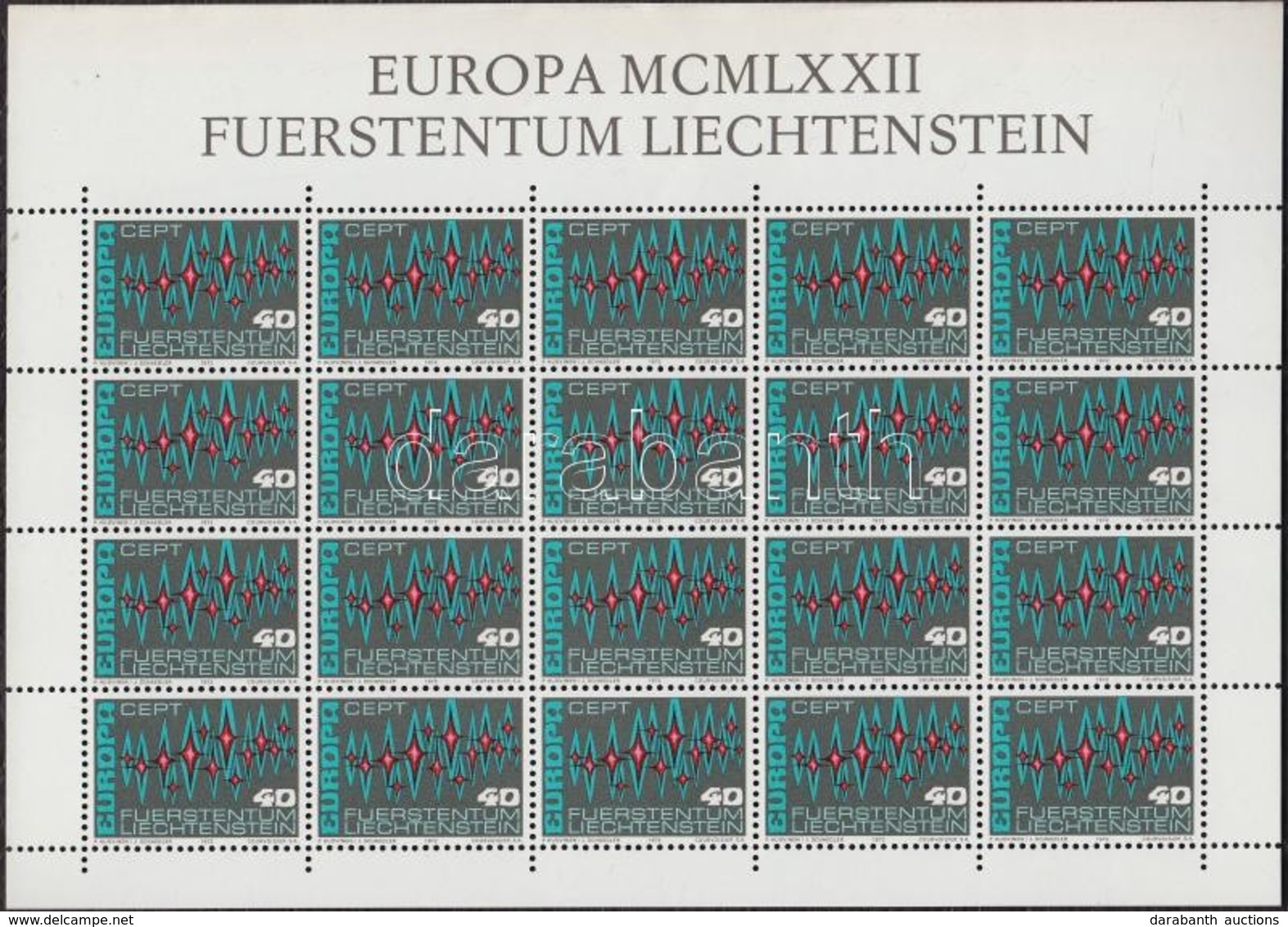 ** 1972 Europa CEPT Kisív Mi 564 - Andere & Zonder Classificatie